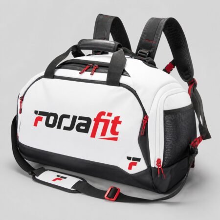 Bolsa Esportiva Branca Conversível ForjaFit
