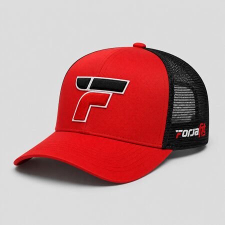 Boné Vermelho Telado ForjaFit
