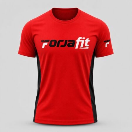 Camiseta Vermelha Respirável ForjaFit