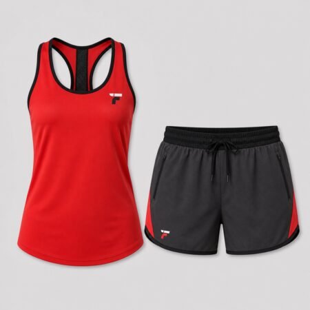 Conjunto Regata Nadador e Short Grafite ForjaFit