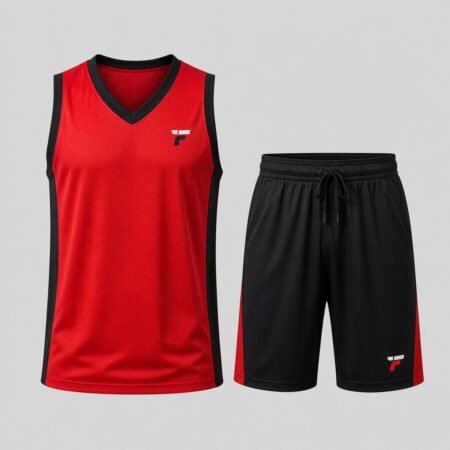 Conjunto Basquete Vermelho ForjaFit