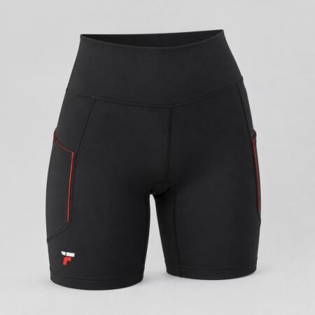 Short Ciclista Preto com Bolsos ForjaFit