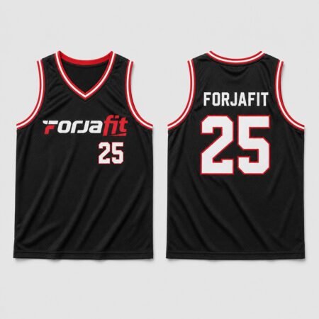 Regata Basquete Preta ForjaFit