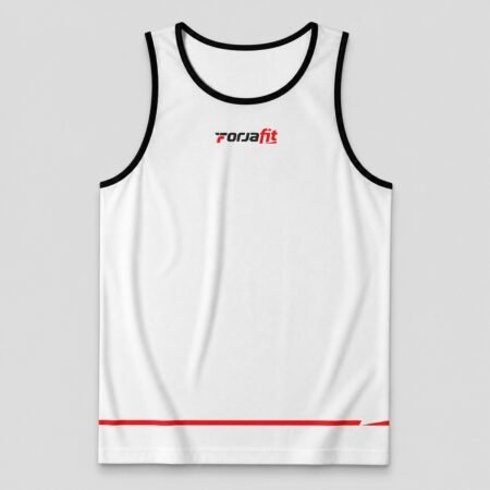 Regata Minimalista Branca ForjaFit