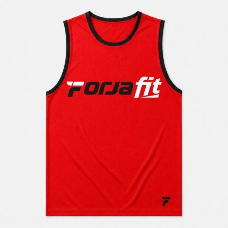 Regata Cavada Vermelha ForjaFit
