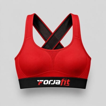 Top Vermelho com Alças Cruzadas ForjaFit