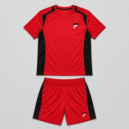 Uniforme Esportivo Personalizado Vermelho ForjaFit